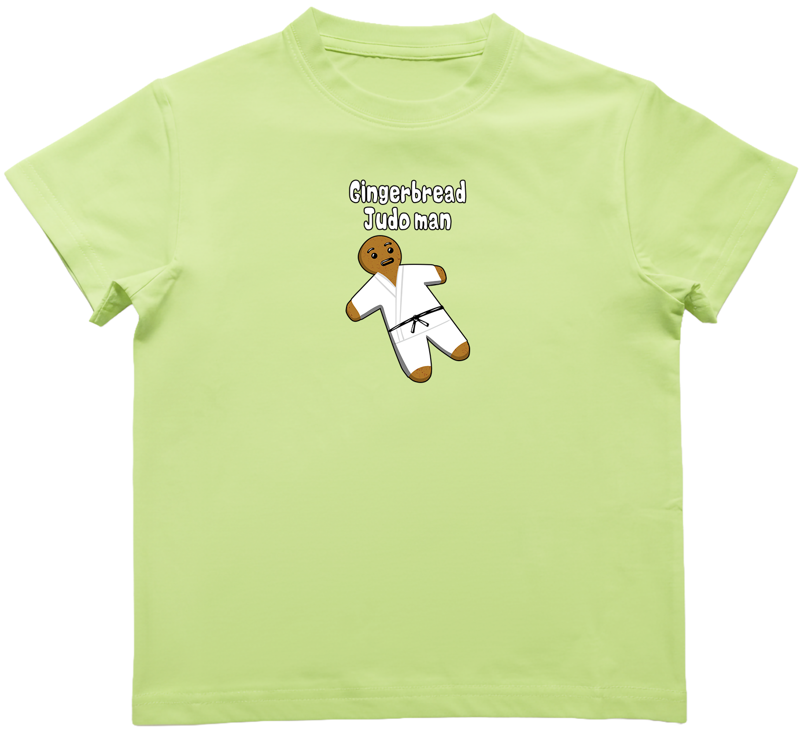 Gingerbread Man Kids T-Shirt (Kendo, Judo, Jiu-Jitsu, Muay Thai, Boxing, Taekwondo)