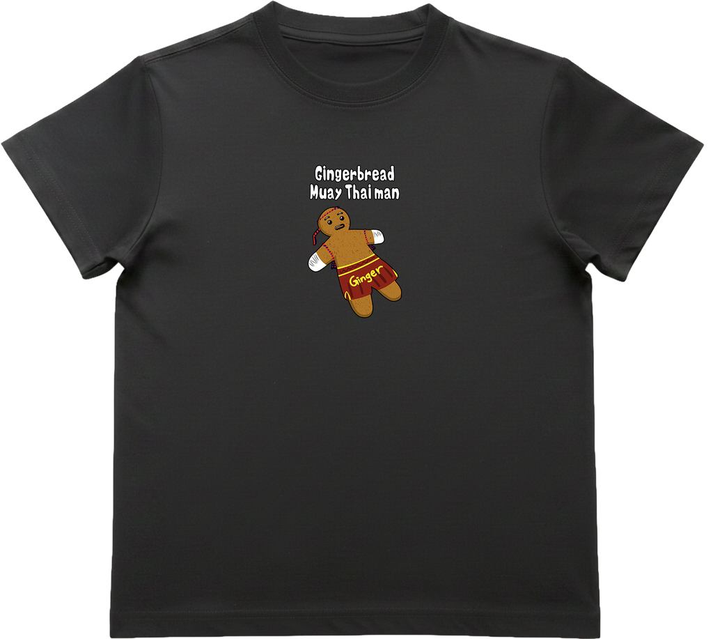 Gingerbread Man Kids T-Shirt (Kendo, Judo, Jiu-Jitsu, Muay Thai, Boxing, Taekwondo)