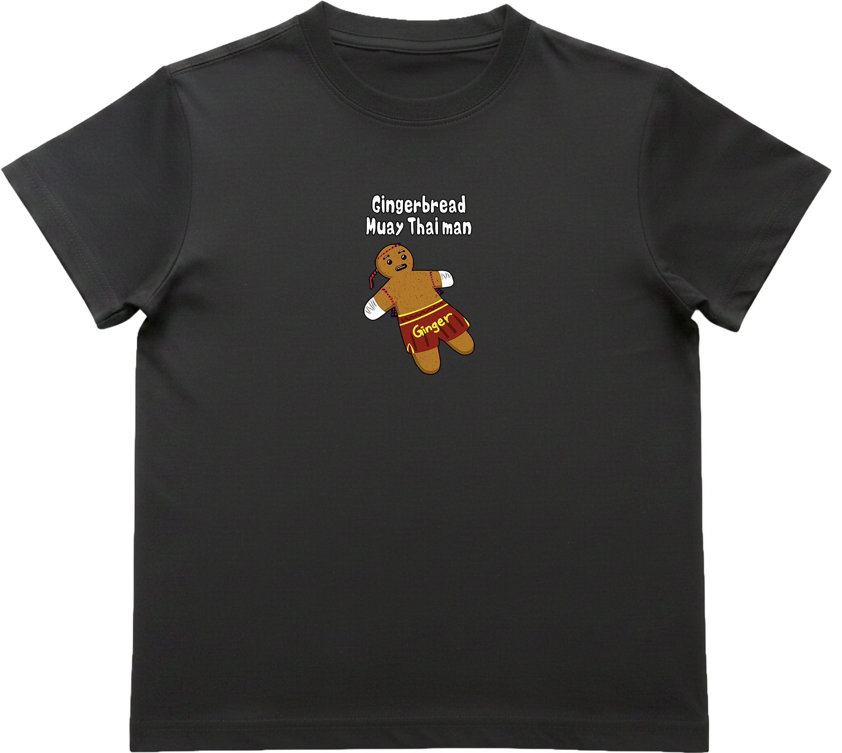 Gingerbread Man Kids T-Shirt (Kendo, Judo, Jiu-Jitsu, Muay Thai, Boxing, Taekwondo)