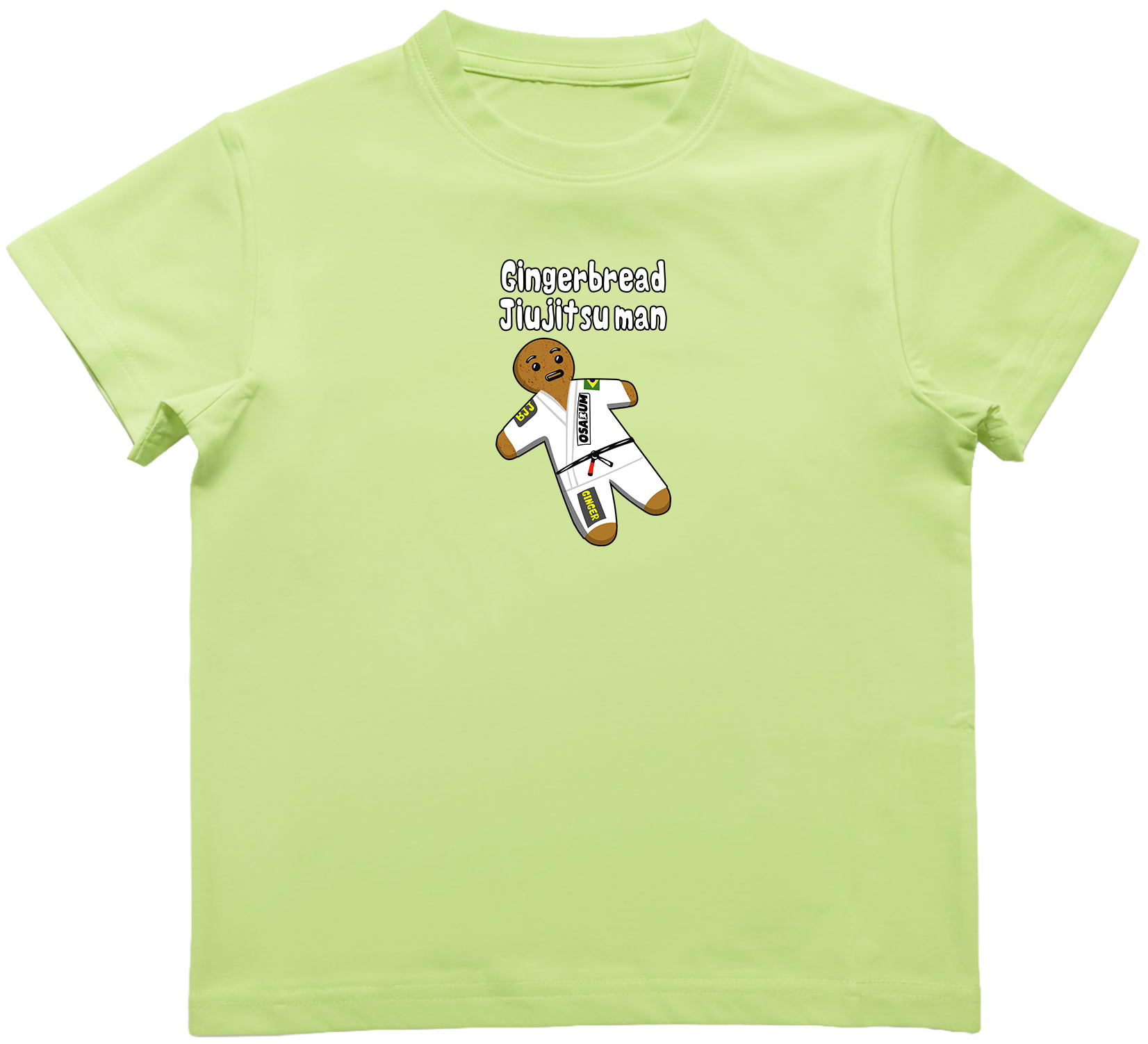 Gingerbread Man Kids T-Shirt (Kendo, Judo, Jiu-Jitsu, Muay Thai, Boxing, Taekwondo)