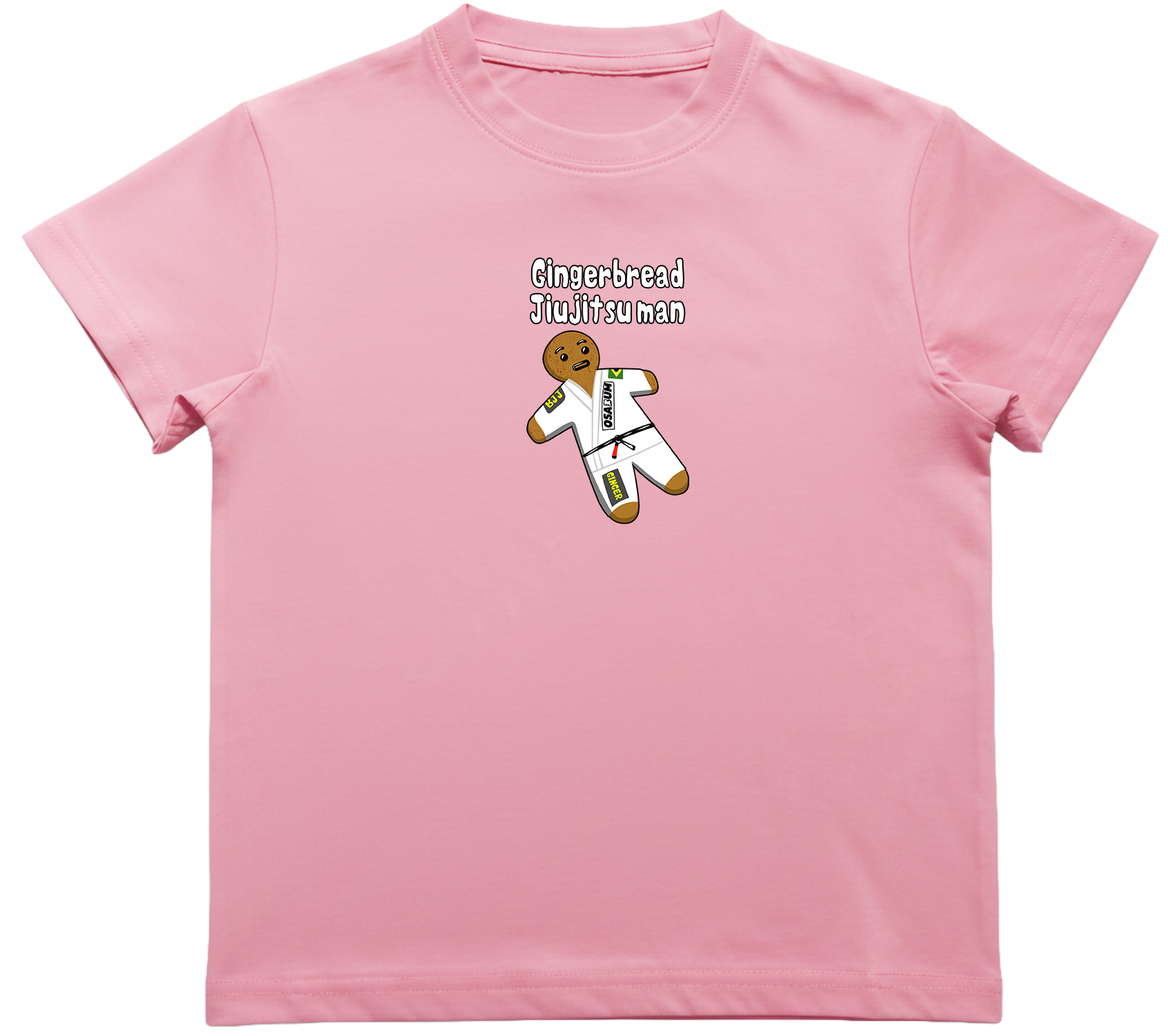 Gingerbread Man Kids T-Shirt (Kendo, Judo, Jiu-Jitsu, Muay Thai, Boxing, Taekwondo)