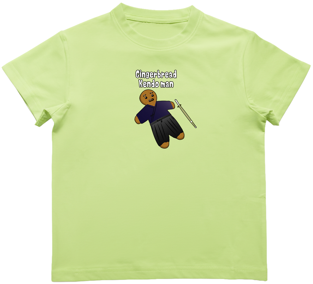 Gingerbread Man Kids T-Shirt (Kendo, Judo, Jiu-Jitsu, Muay Thai, Boxing, Taekwondo)