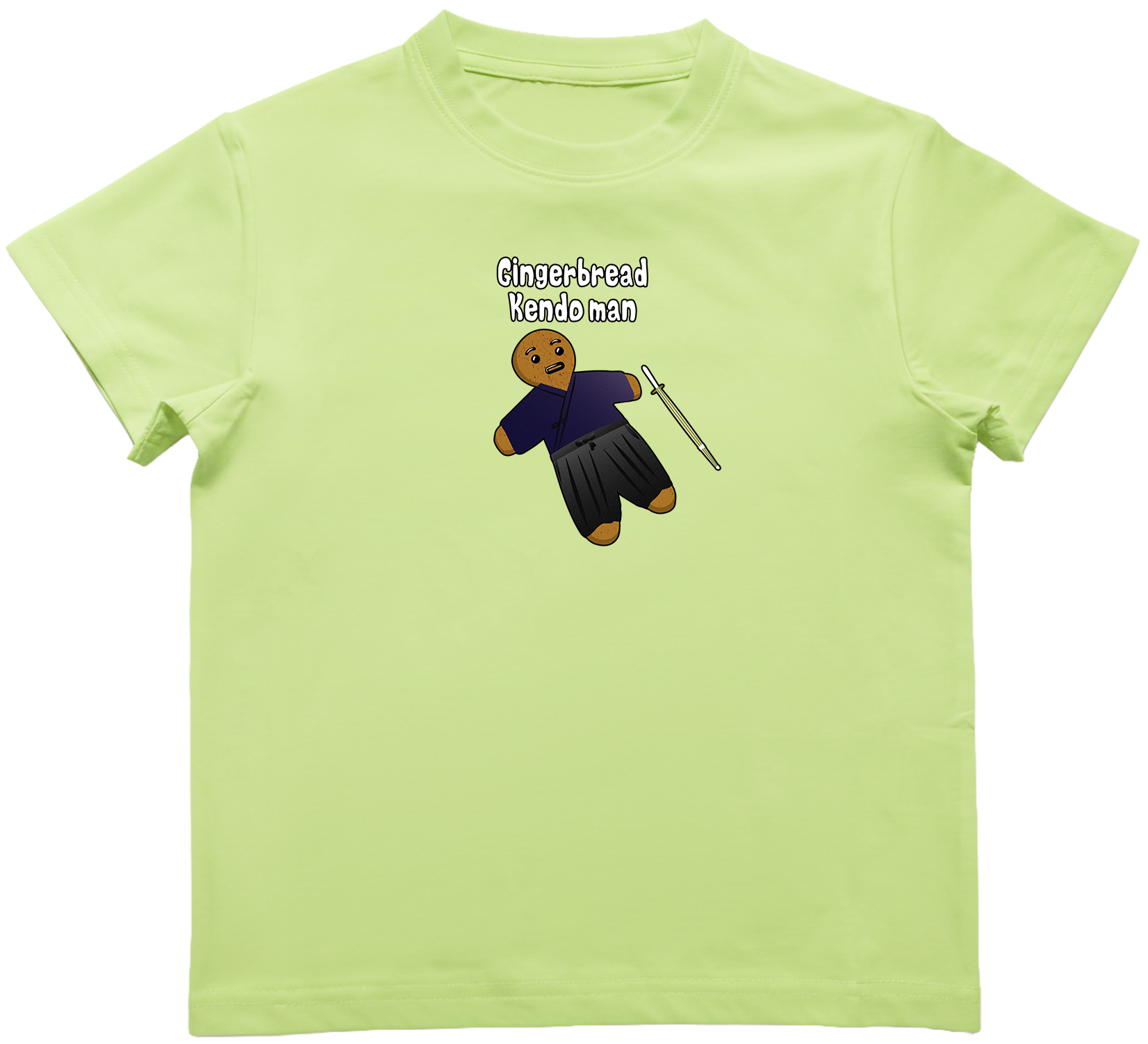 Gingerbread Man Kids T-Shirt (Kendo, Judo, Jiu-Jitsu, Muay Thai, Boxing, Taekwondo)