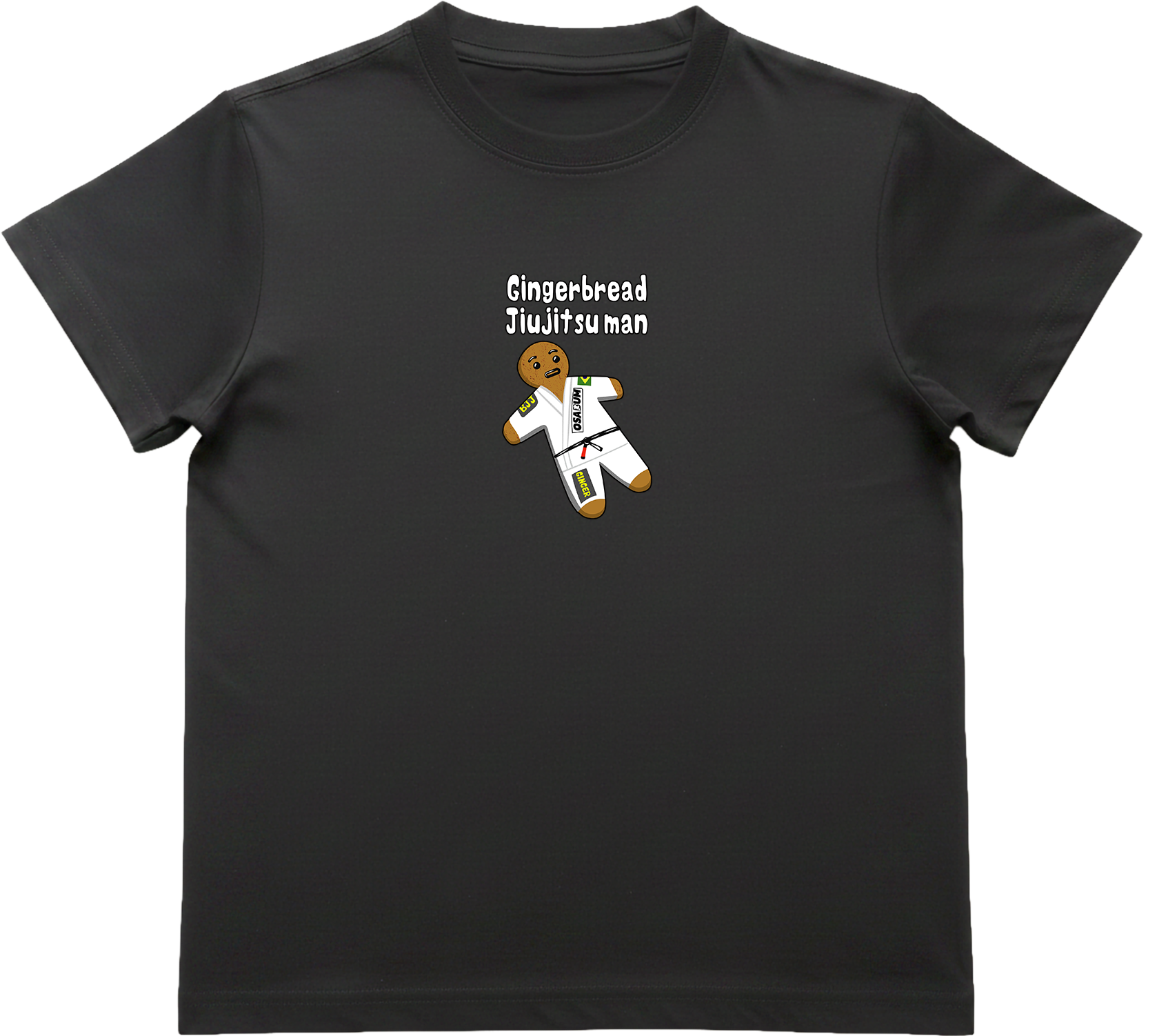 Gingerbread Man Kids T-Shirt (Kendo, Judo, Jiu-Jitsu, Muay Thai, Boxing, Taekwondo)
