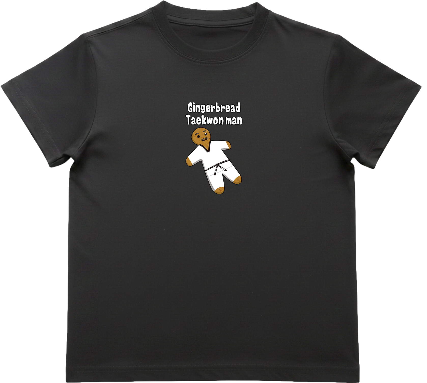 Gingerbread Man Kids T-Shirt (Kendo, Judo, Jiu-Jitsu, Muay Thai, Boxing, Taekwondo)