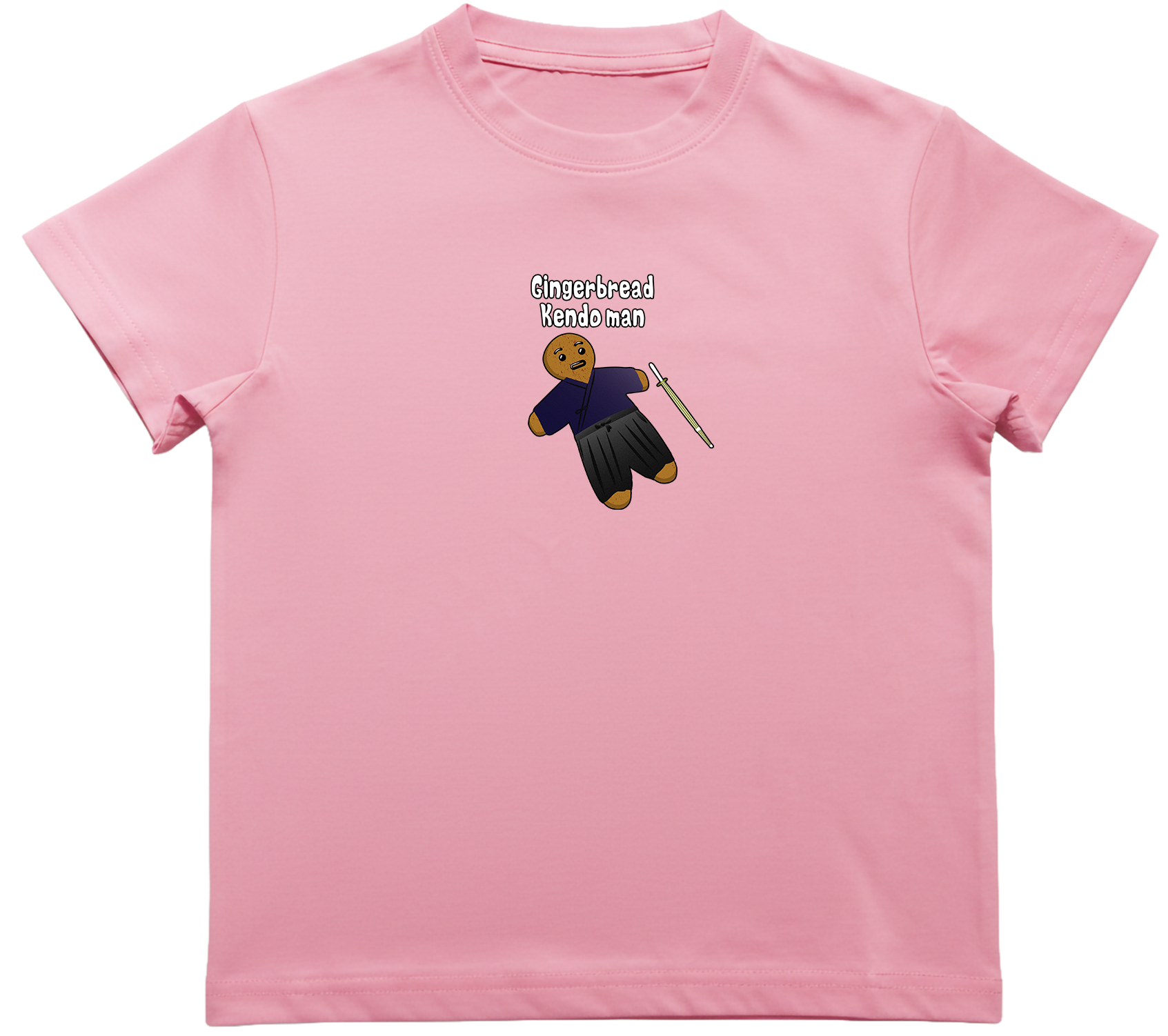 Gingerbread Man Kids T-Shirt (Kendo, Judo, Jiu-Jitsu, Muay Thai, Boxing, Taekwondo)