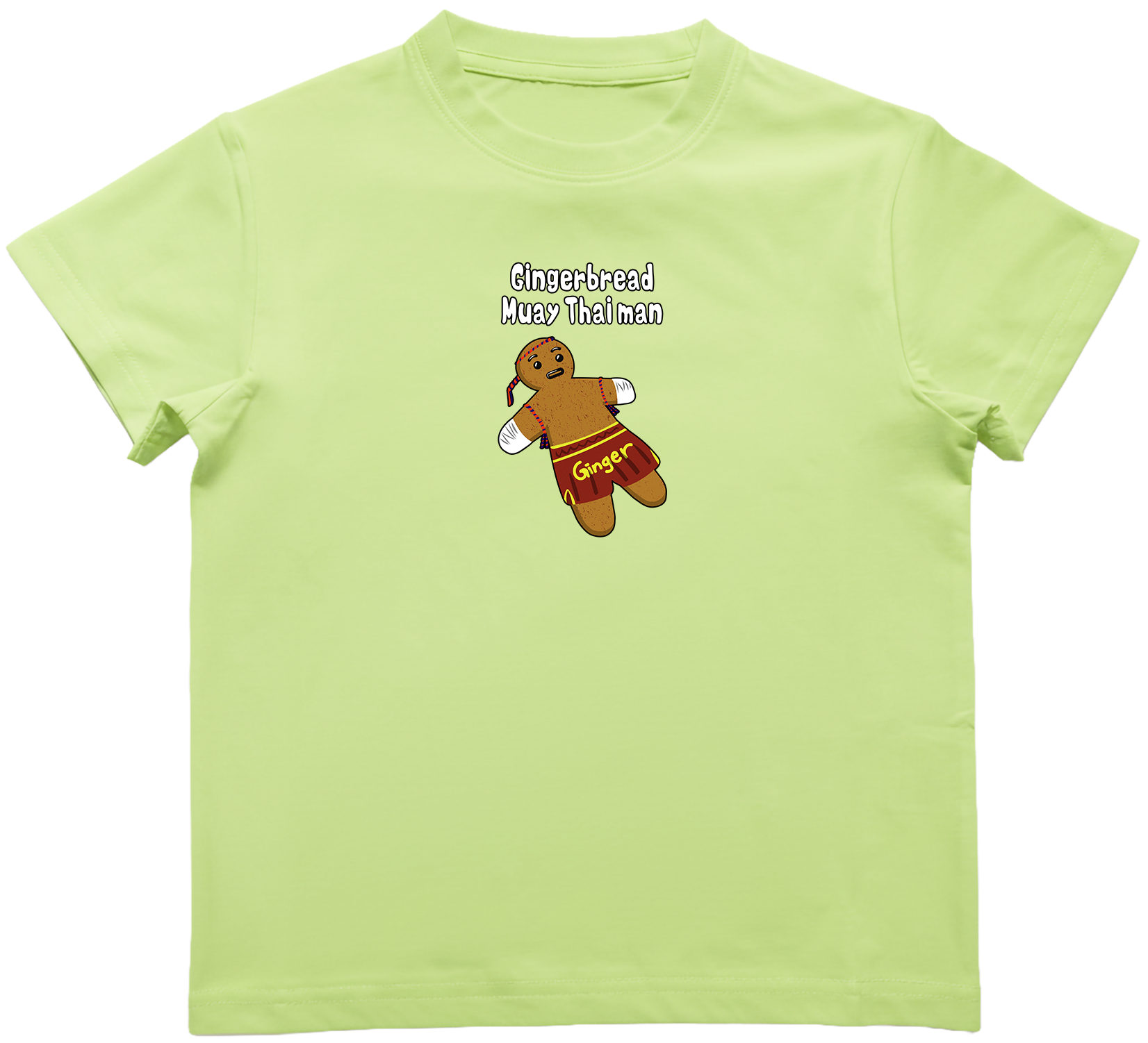 Gingerbread Man Kids T-Shirt (Kendo, Judo, Jiu-Jitsu, Muay Thai, Boxing, Taekwondo)