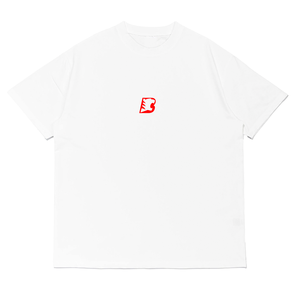 Red B-Logo Basic T-Shirt