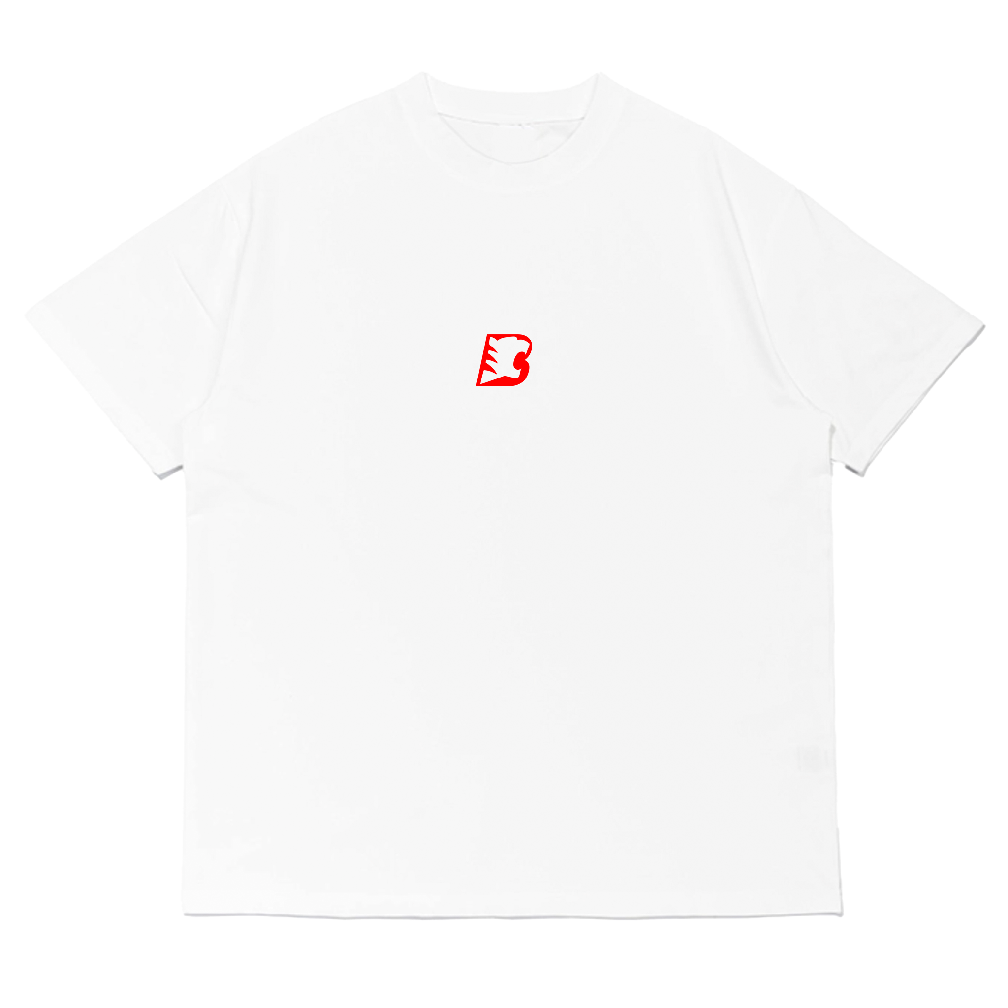 Red B-Logo Basic T-Shirt