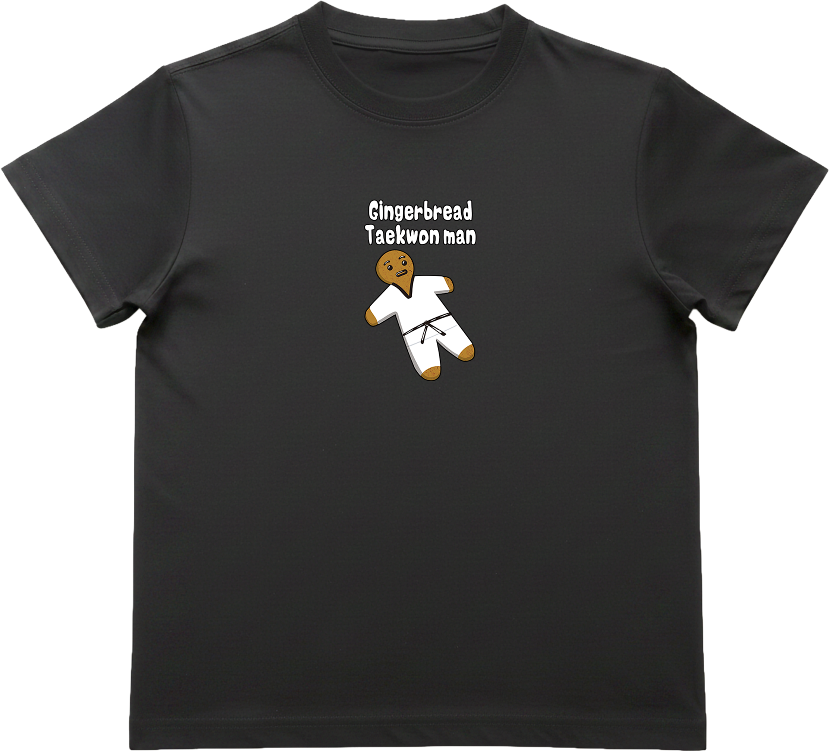 Gingerbread Man Kids T-Shirt (Kendo, Judo, Jiu-Jitsu, Muay Thai, Boxing, Taekwondo)