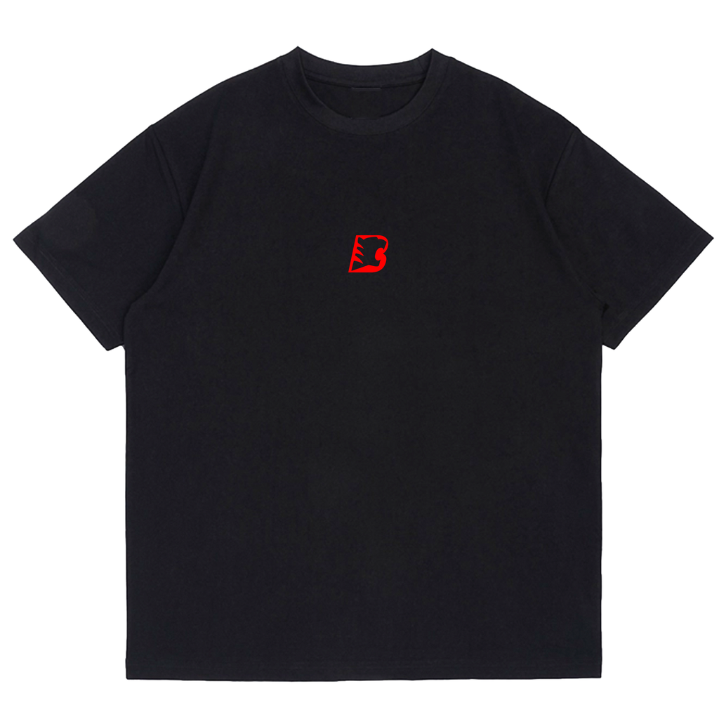 Red B-Logo Basic T-Shirt