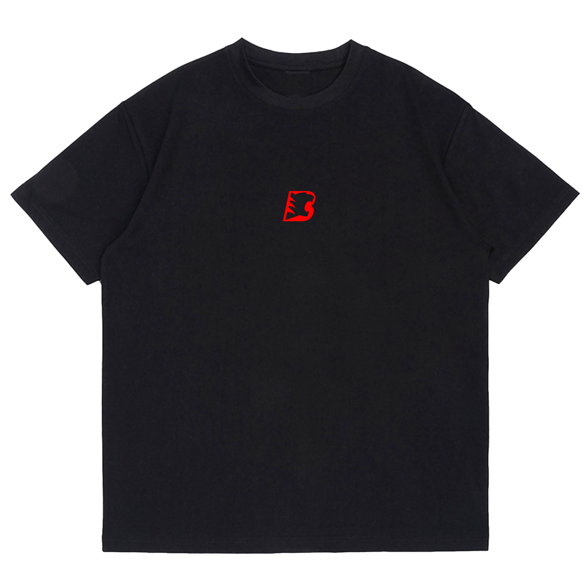 Red B-Logo Basic T-Shirt