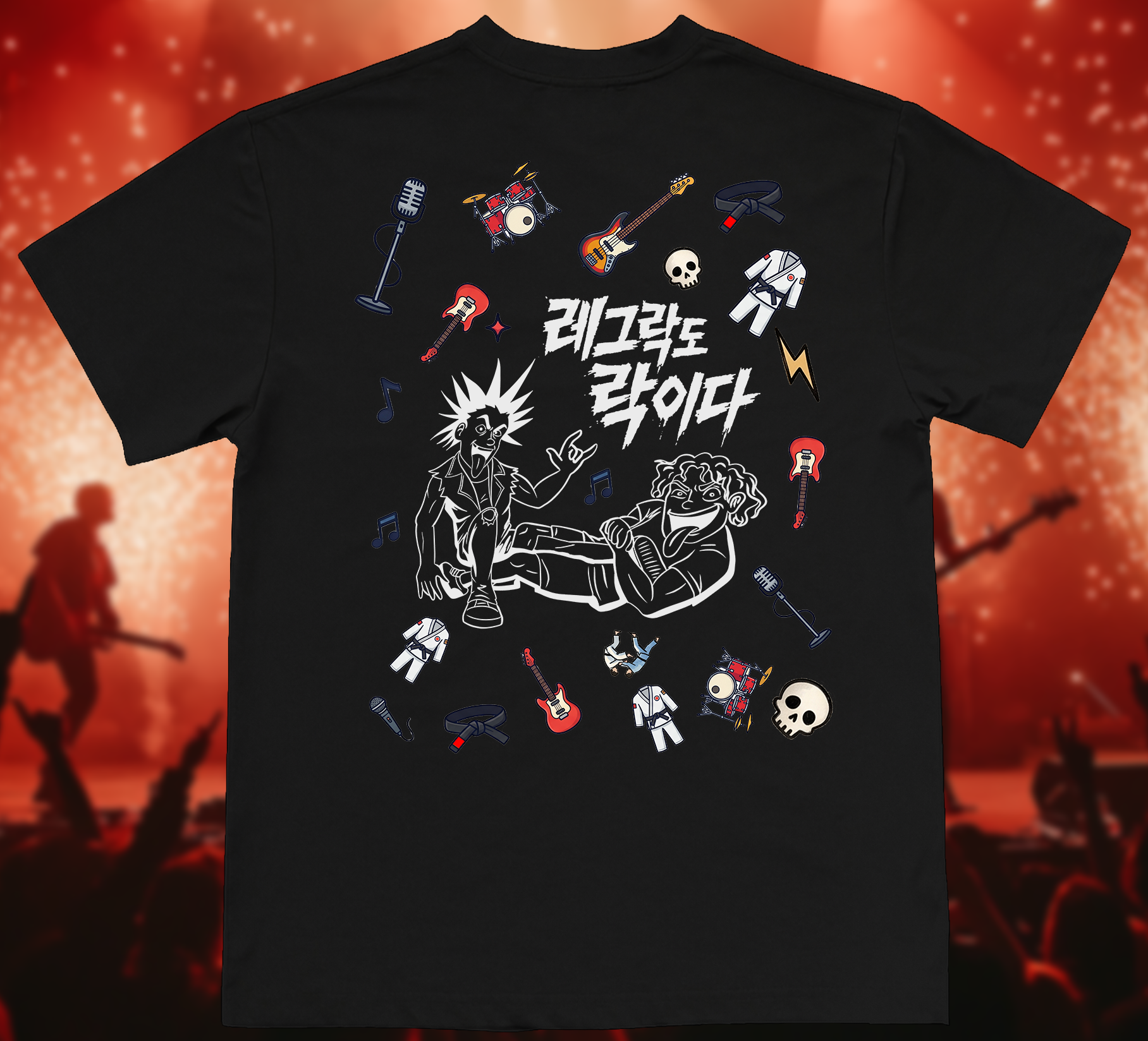 Leg Lock/Key Lock is also Rock T-Shirt