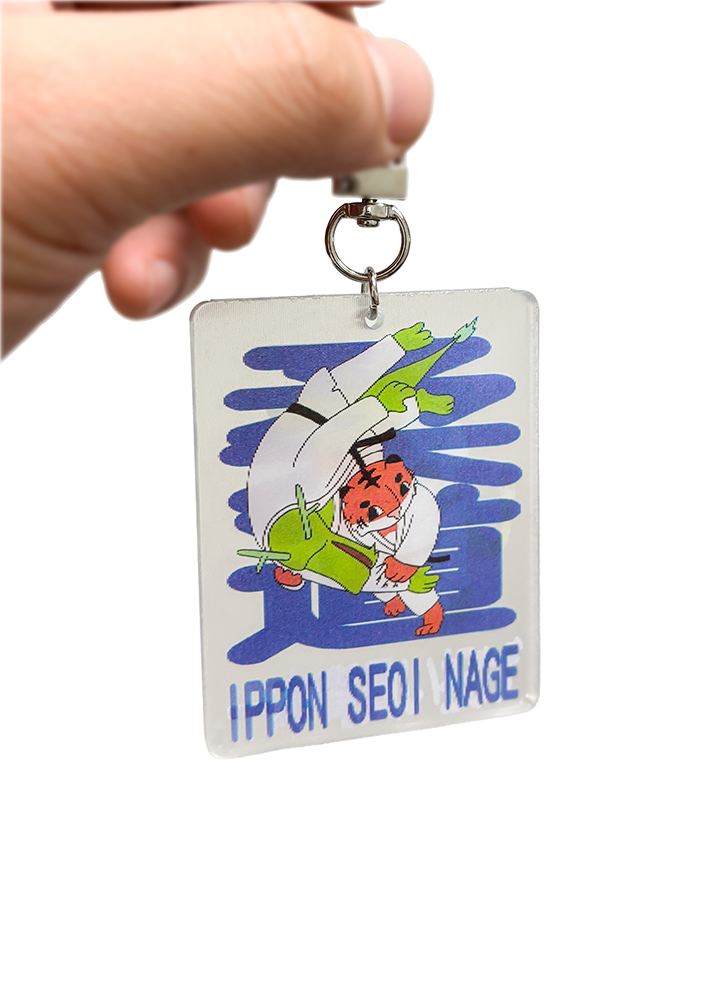 Osabum Family Judo Technique Lenticular Acrylic Keyring Charm (Set of 3)