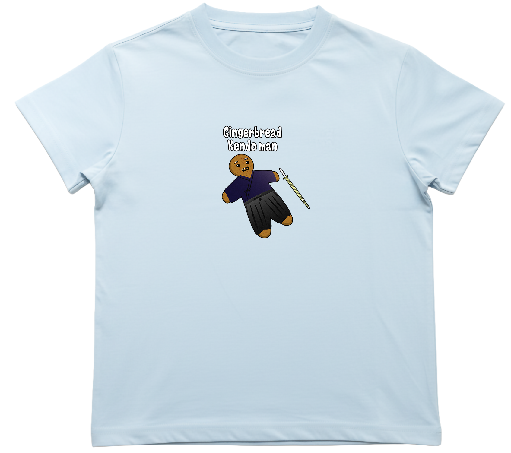 Gingerbread Man Kids T-Shirt (Kendo, Judo, Jiu-Jitsu, Muay Thai, Boxing, Taekwondo)