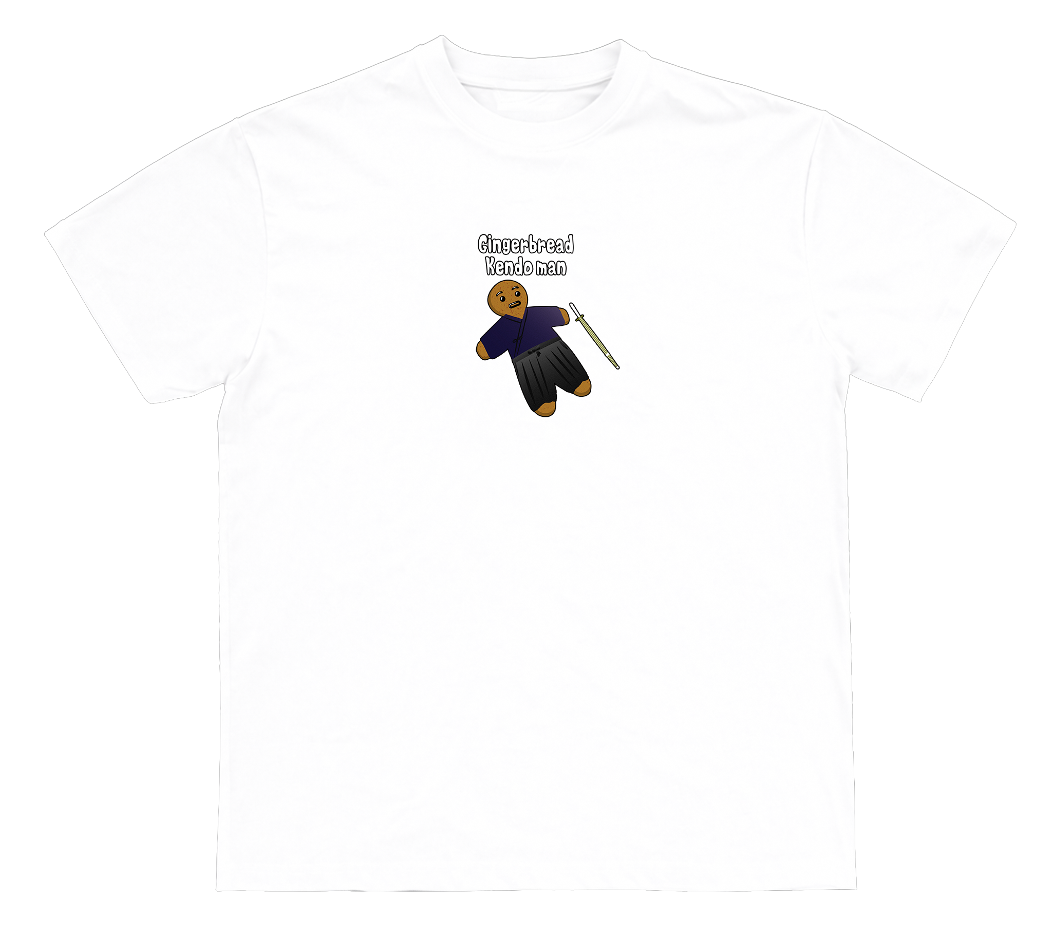Gingerbread Kendo man T-shirt