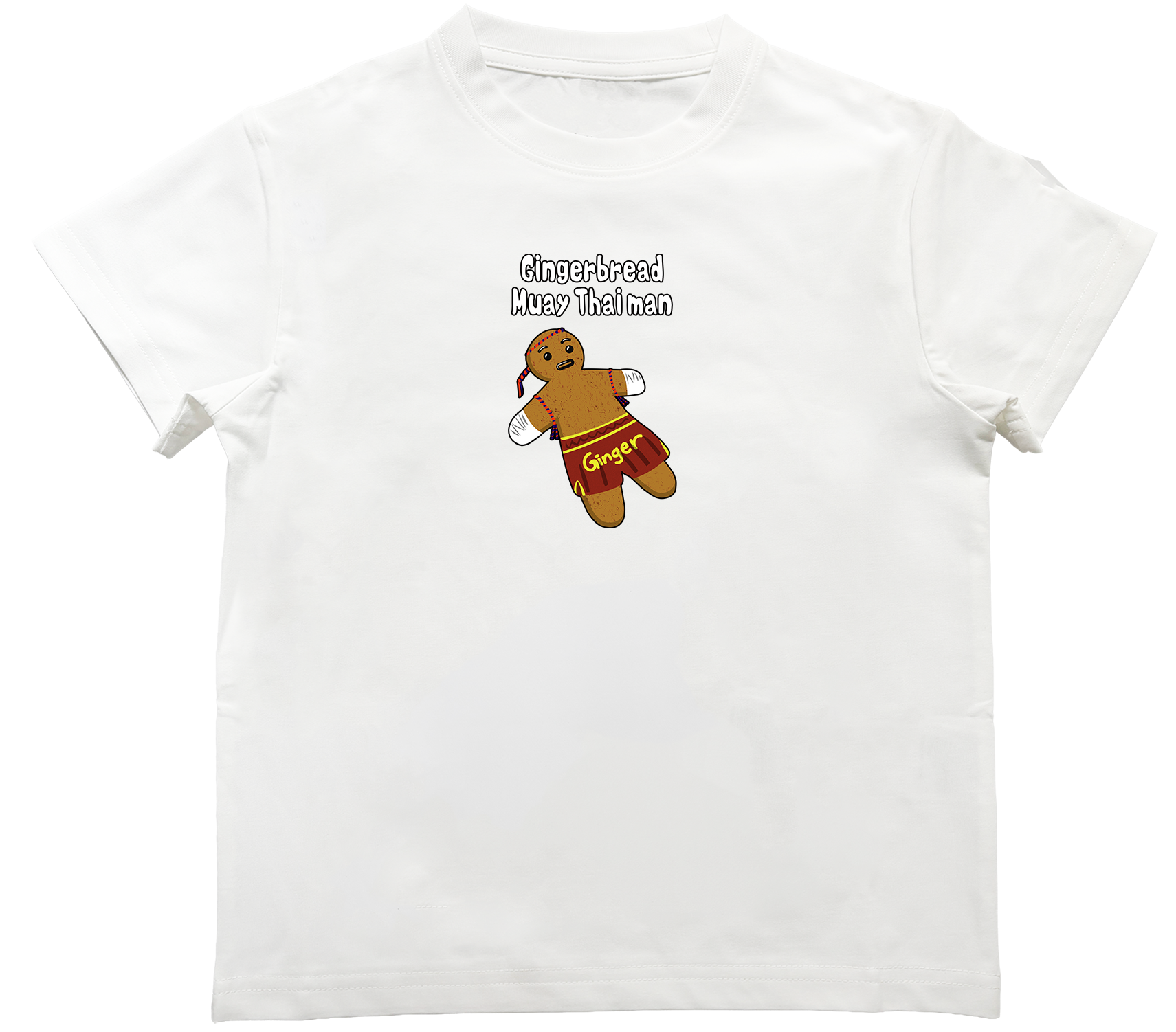 Gingerbread Man Kids T-Shirt (Kendo, Judo, Jiu-Jitsu, Muay Thai, Boxing, Taekwondo)