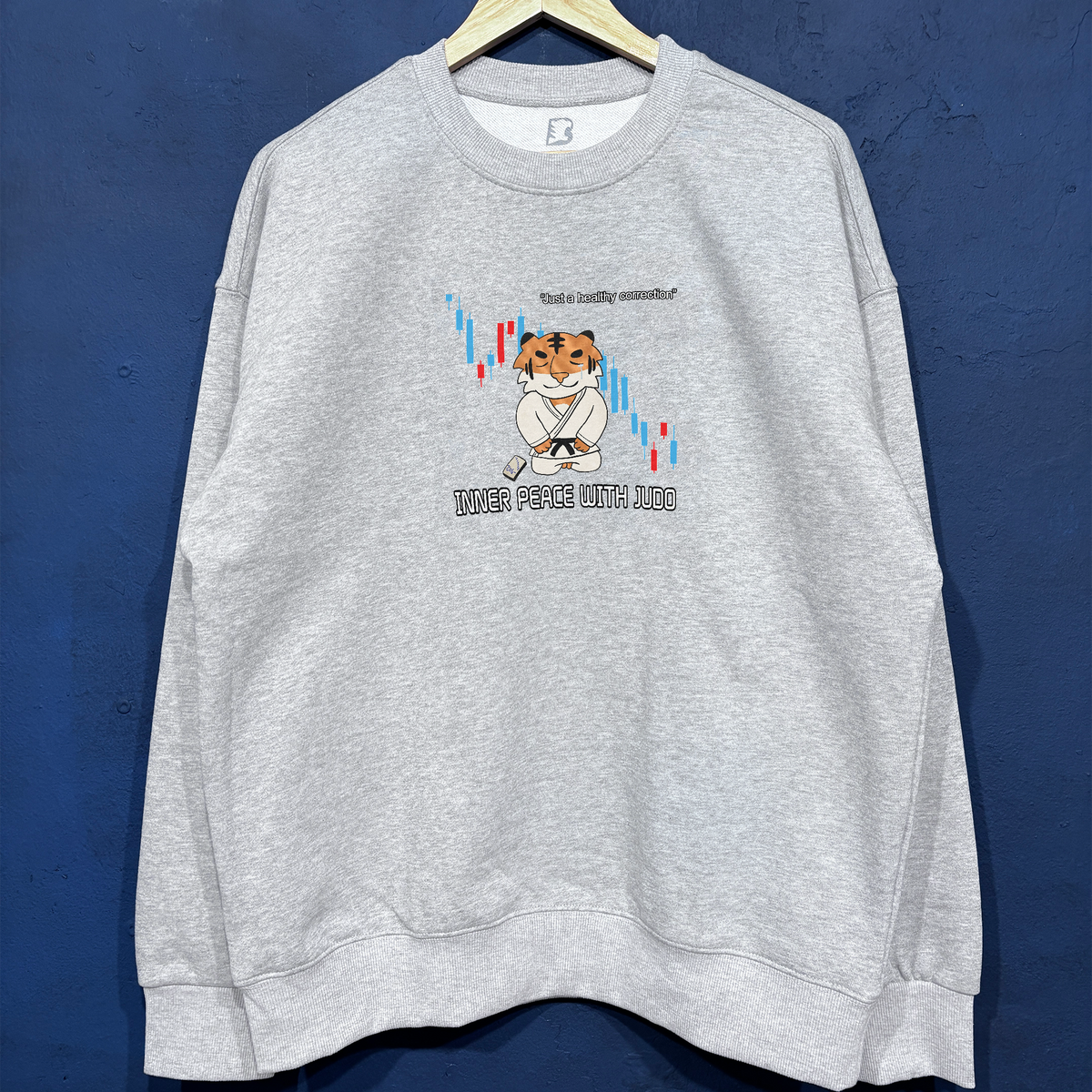OSABUM Inner peace with Judo sweatshirt(terry/fleece)