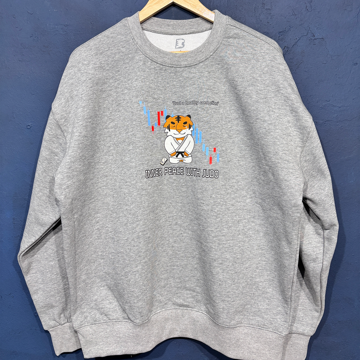OSABUM Inner peace with Judo sweatshirt(terry/fleece)