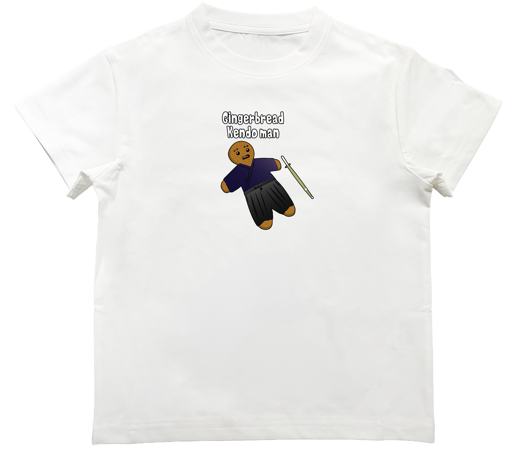 Gingerbread Man Kids T-Shirt (Kendo, Judo, Jiu-Jitsu, Muay Thai, Boxing, Taekwondo)