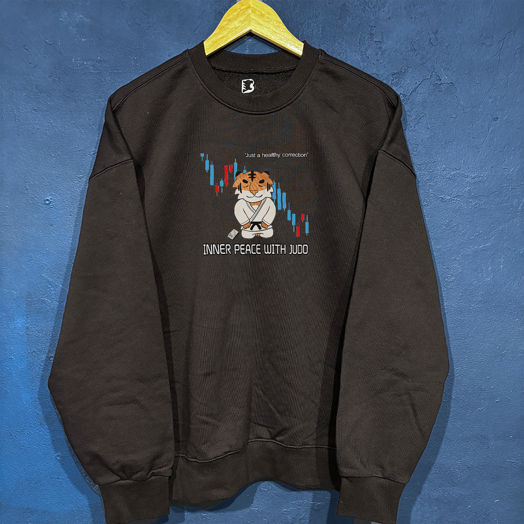 OSABUM Inner peace with Judo sweatshirt(terry/fleece)