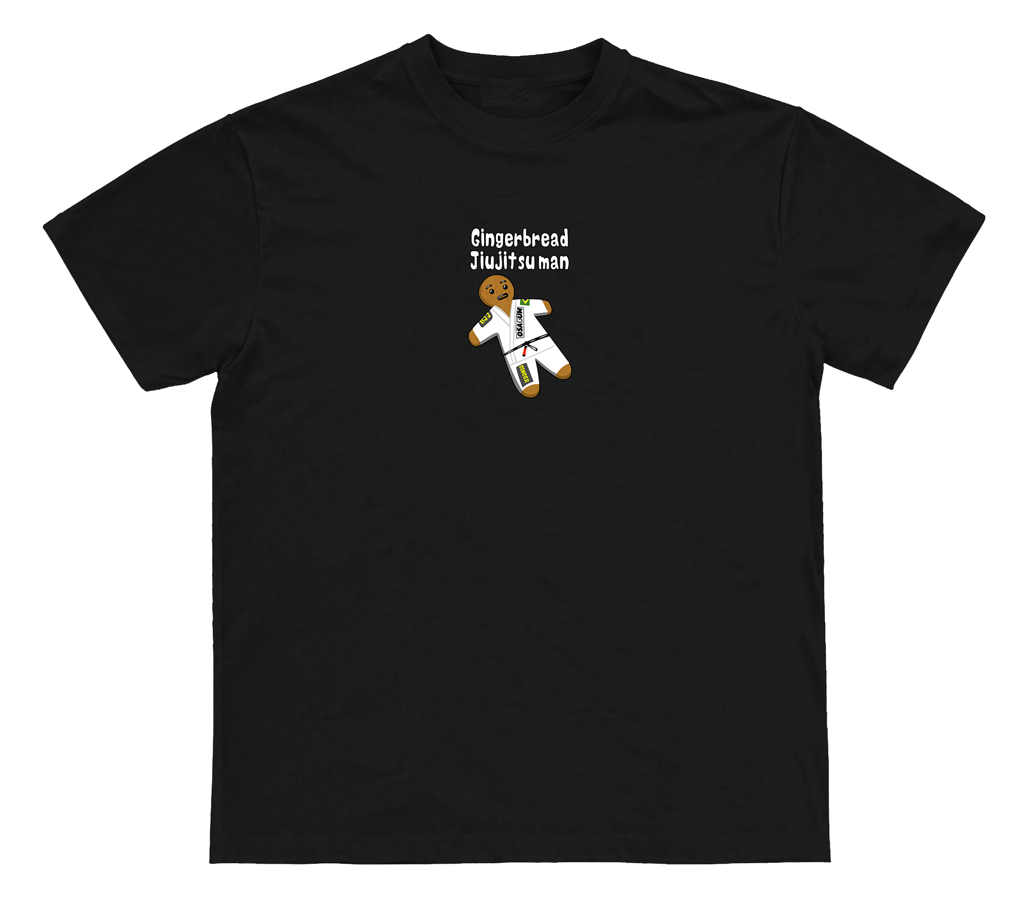 Gingerbread Jiujitsu man T-shirt